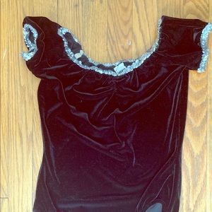 Vintage Glitter Leotard